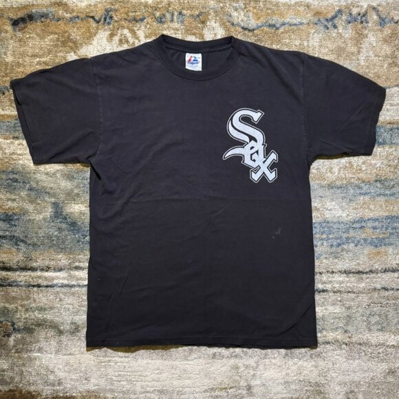 Vintage Majestic Chicago White Sox T-Shirt XL – MLB Licensed Black Tee - Picture 1 of 3
